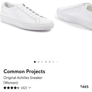 Common Project mens leather sneakers originally $465 size 42